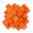 „IQ-Test“ bamboo puzzle „pine-apple“ colour orange