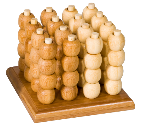Bamboo Game - 3D Mühle, groß