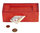 Trick box for money gifts, red/rectangle