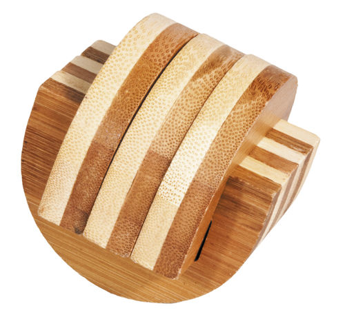 „IQ-Test“ bamboo puzzle „Clamps“