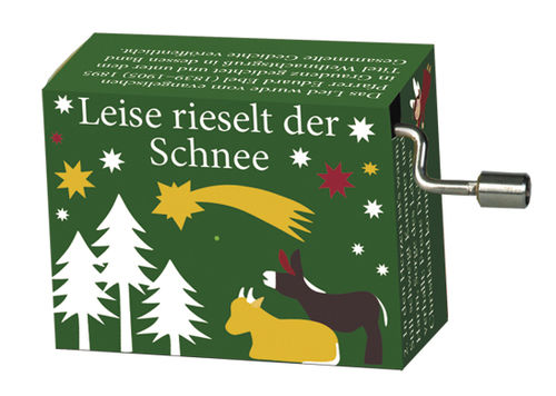 Spieluhr "Leise rieselt der Schnee" - Weihnachts-Design