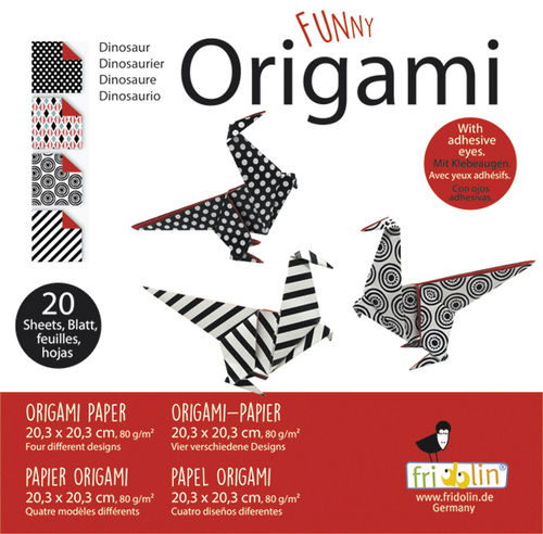 Funny Origami - Saurier, groß