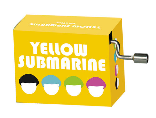 Music box Yellow Submarine, Beat-World-Hit - Yellow Design
