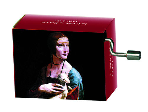 Music box, Ode to Joy, Beethoven, Da Vinci, Lady with Hermelin