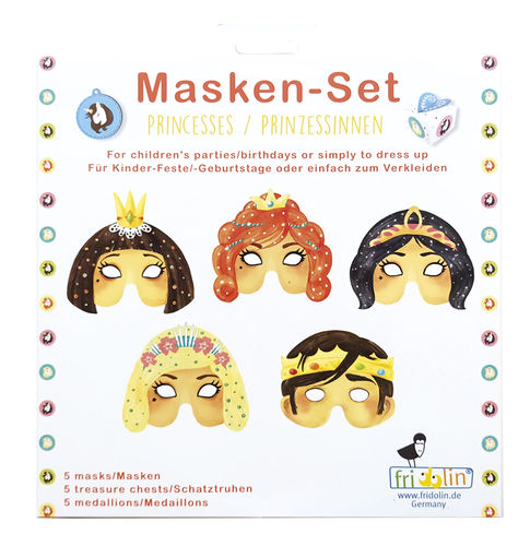 Masken-Set "Prinzessinnen, Prinz"