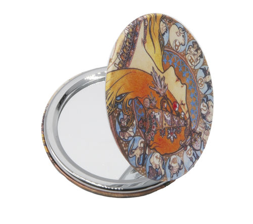 Pocket mirror "Art Nouveau - Zodiac"