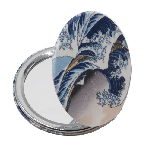 Pocket mirror "Hokusai - Wave"