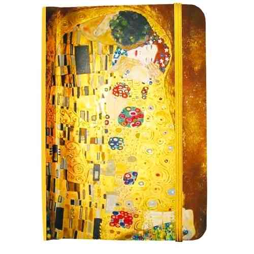 Adressbuch Klimt: "Der Kuss"