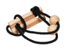 IQ-Test bamboo string-puzzle in a case „black“