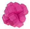 „IQ-Test“ bamboo puzzle „round knot“ colour magenta