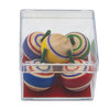 Wooden spinning tops - 5 in each box