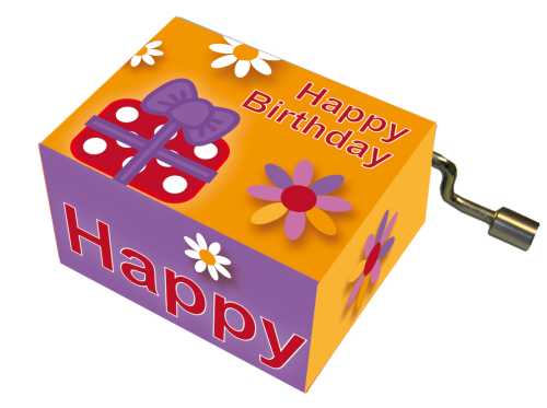 Spieluhr "Happy Birthday"