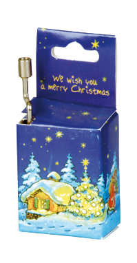 Music box "We wish you a merry Christmas"