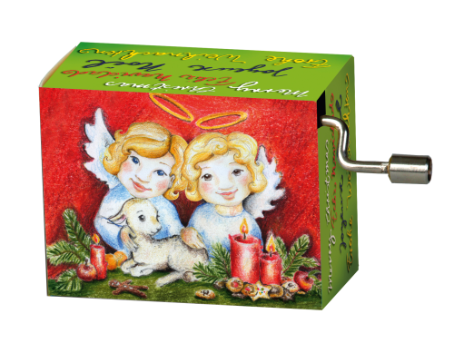 Music box, Wish you a merry Christmas, Angel, Christmas