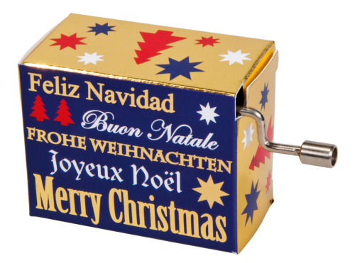 Music Box, Merry Christmas, Gold imprint