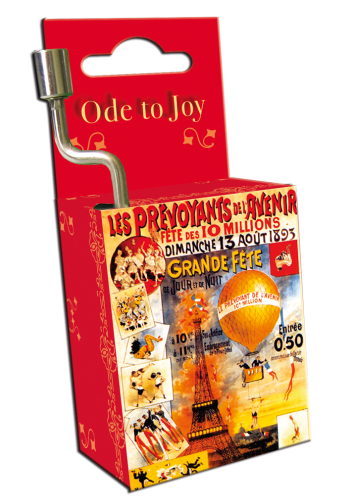 Music box "Ode to joy" in box "Art Nouveau"