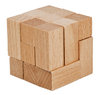 IQ-Test "L Würfel" aus Holz, in Plexiglasbox