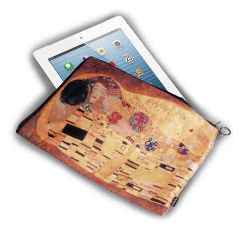 Tablet bag 10" - "Klimt - The kiss"