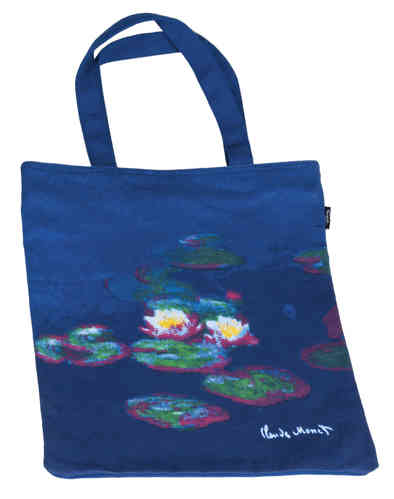 Shopping bag "Monet - Water lilies", cotton