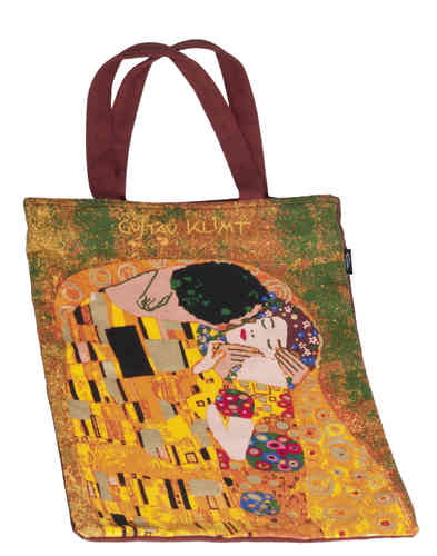 Shopping bag "Klimt - The kiss", cotton