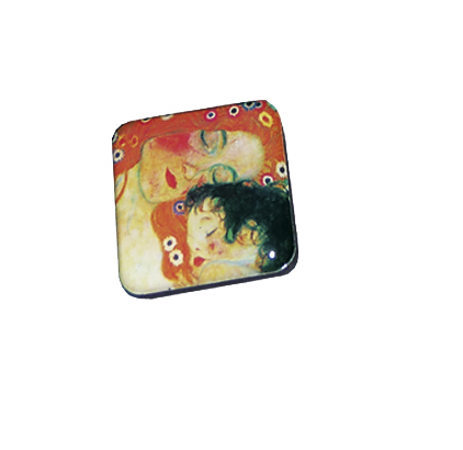Fridolin 7 Magnete in der Klarsichtdose Gustav Klimt Motive Kuss Lebensbaum NEU 