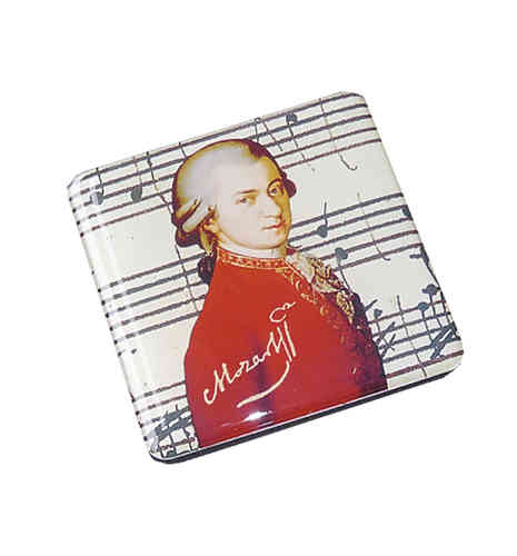 Magnets "Mozart", Box with 7 Magnets