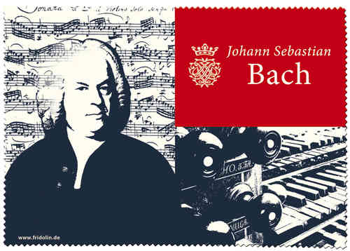 Brillenputztuch "Johann Sebastian Bach"