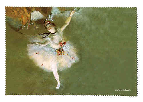 eyeglass cleaning cloth "Degas - The Star"