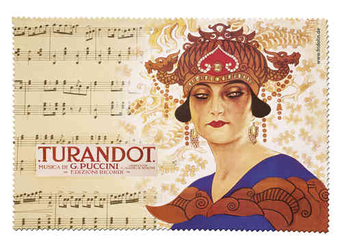 eyeglass cleaning cloth "Opera - Turandot"