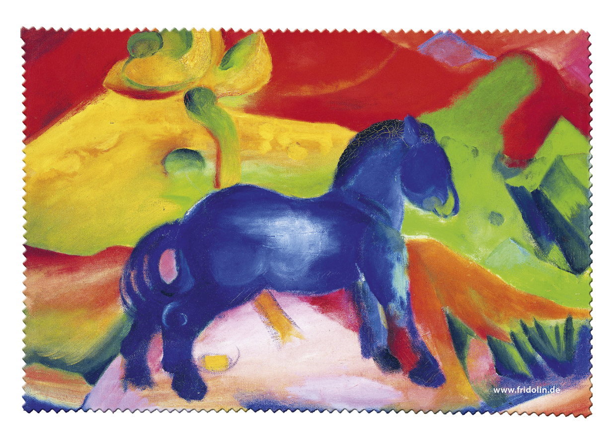 Franz Marc Premium-Poster Das kleine blaue Pferdchen