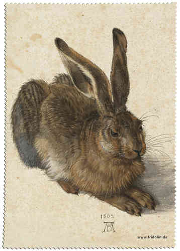 Brillenputztuch "Albrecht Dürer - Feldhase"