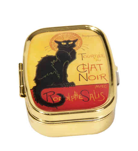 Pill box "Chat Noir"