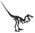 3D Papiermodell - Velociraptor