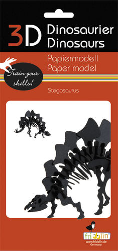 3D Papiermodell - Stegosaurus