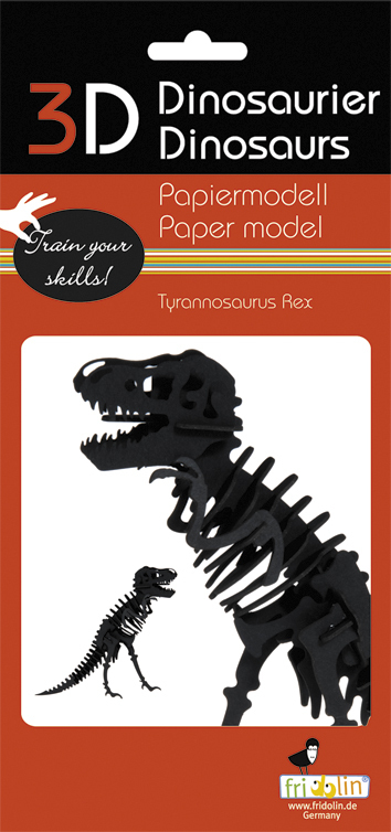 Fridolin 3d Papier Modèle tyrannussaurus Rex 