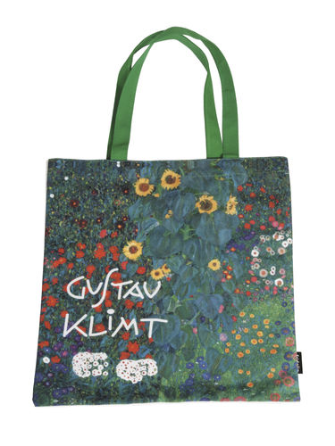 Art Shopping Bag "Klimt - Rustic garden"