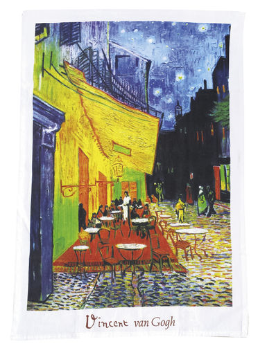 Tea towel "Van Gogh - Café de Nuit", made of cotton