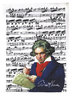 Geschirrtuch "Beethoven", aus Baumwolle