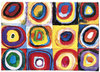Eyeglas cleaning cloth "Kandinsky - Colour study"