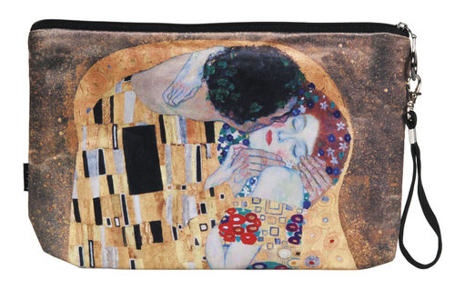 Kulturtasche "Gustav Klimt - Der Kuss"