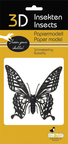 3D Papiermodell - Schmetterling