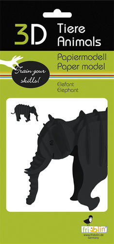 3D Paper model - Elephant