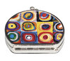 Taschenspiegel "Kandinsky - Farbstudie" - mit Textilbezug