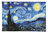 Brillenetui Set „Van Gogh - Sternennacht“, Hardcase, Putztuch