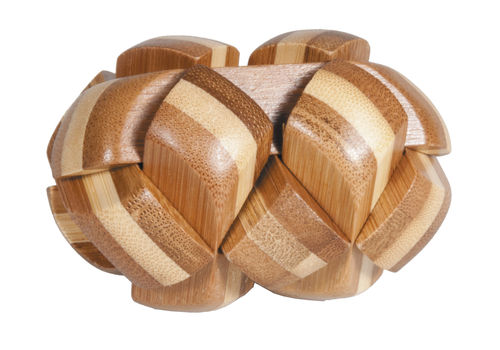 „IQ-Test“ bamboo puzzle „Oval“