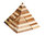 3D-Puzzle, "Pyramide", aus Bambus, IQ-Test