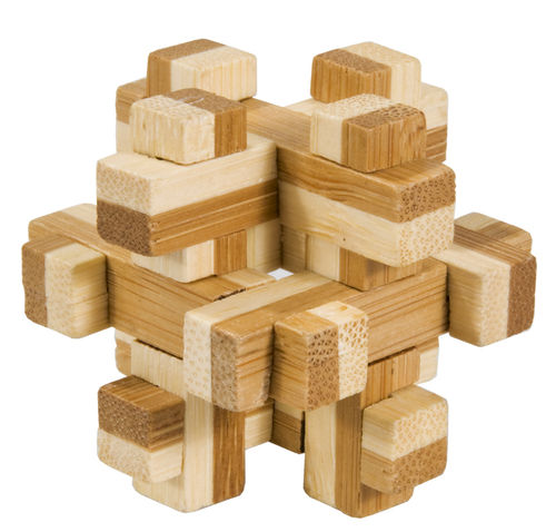IQ-Test in a case bamboo "construction"