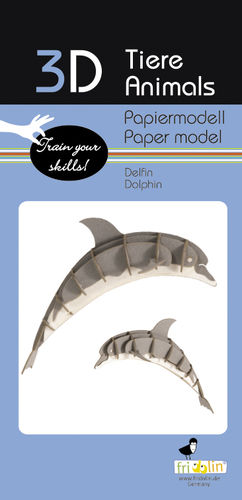 3D Paper model - Dolphin