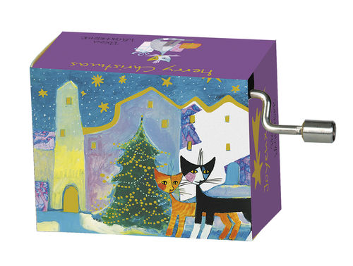 Music box "We wish you a merry Christmas" - R. Wachtmeister "Bianchina e i regali"