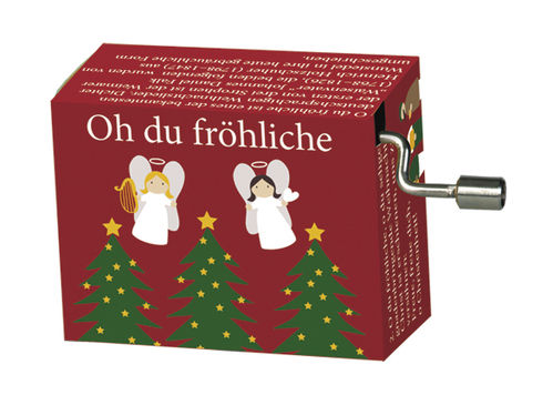 Spieluhr "Oh du fröhliche" - Weihnachts-Design